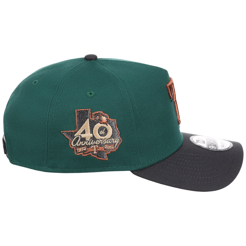 Texas Rangers MLB Emerald Graphite New Era 9FORTY