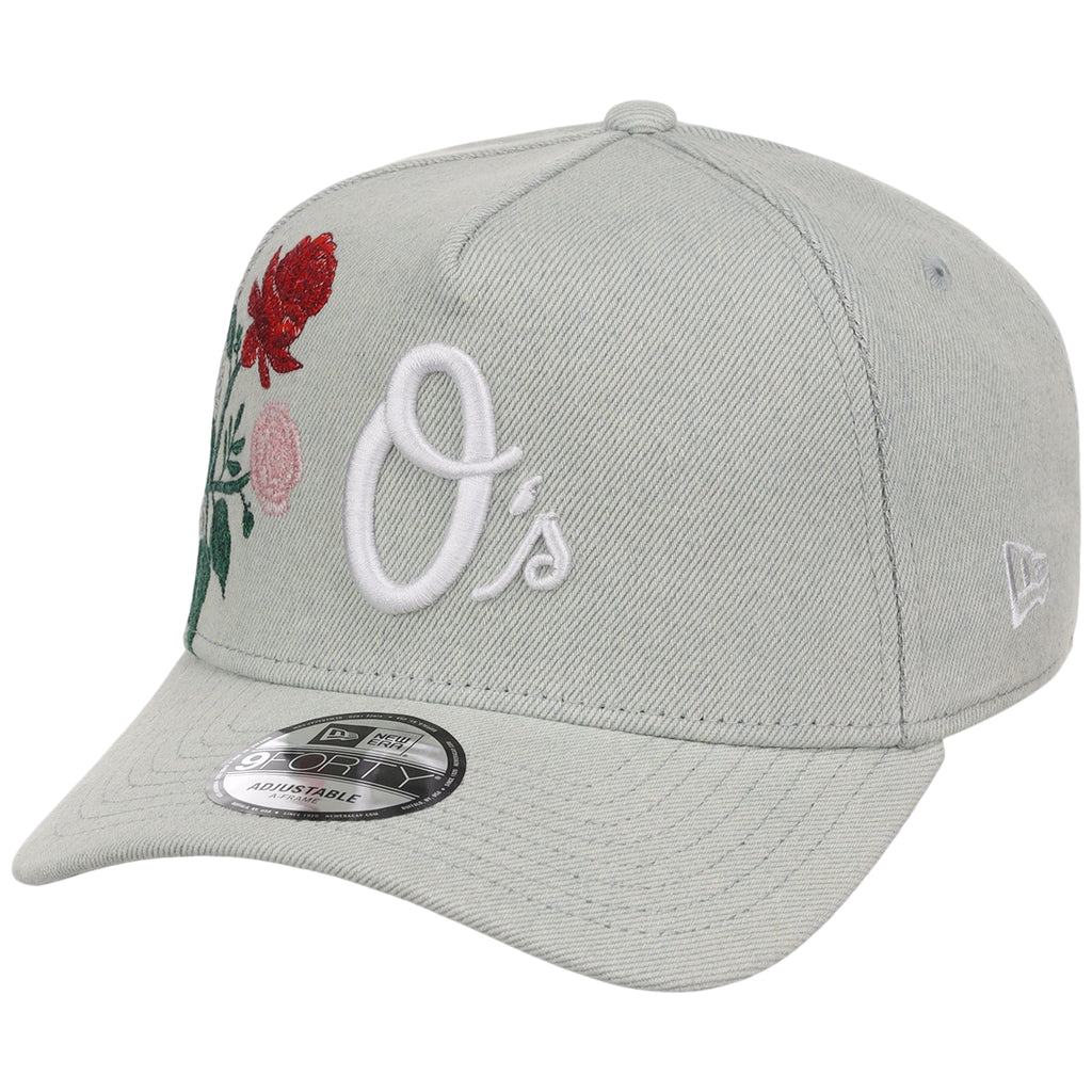 Baltimore Orioles MLB Denim Flower New Era 9FORTY