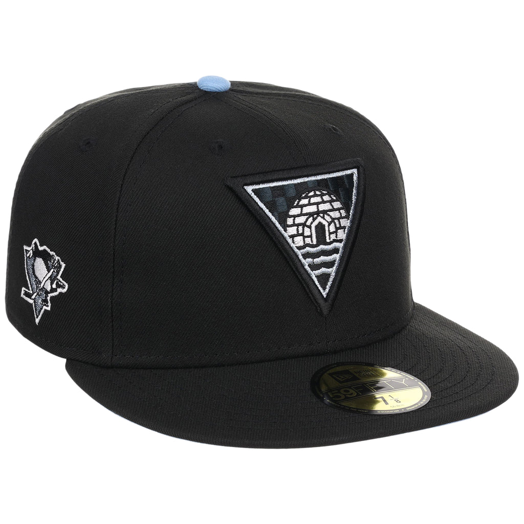 Pittsburgh Penguins Friday Flux New Era 59FIFTY (Black/Black/Sky)