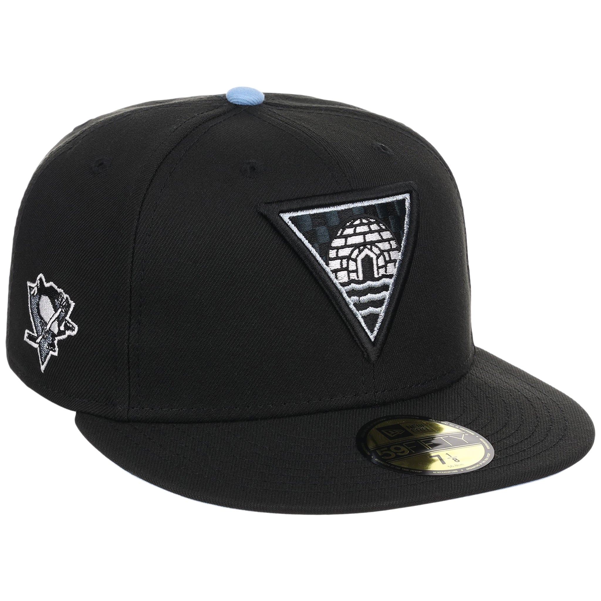 Pittsburgh Penguins Friday Flux New Era 59FIFTY (Black/Black/Sky)