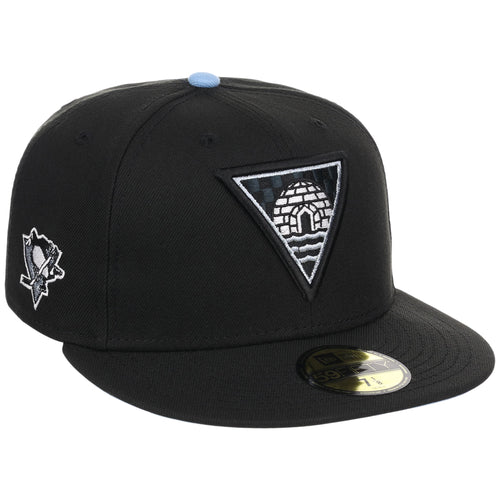 Pittsburgh Penguins Friday Flux New Era 59FIFTY (Black/Black/Sky)