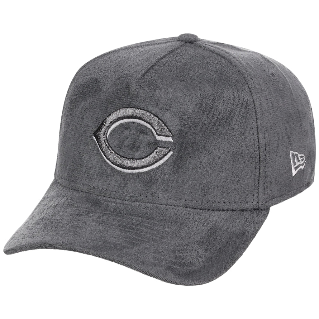 Cincinnati Reds MLB Gray x Suede FASHION CORE New Era 9FORTY A-Frame