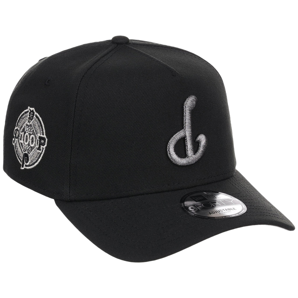 Philadelphia Phillies MLB Flipmode 2.0 Liquid Titanium New Era 9FORTY A-Frame (Black/Black/Gray)