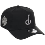 Philadelphia Phillies MLB Flipmode 2.0 Liquid Titanium New Era 9FORTY A-Frame (Black/Black/Gray)