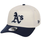 Oakland Athletics MLB Chrome x Navy FASHION CORE New Era 9FORTY A-Frame