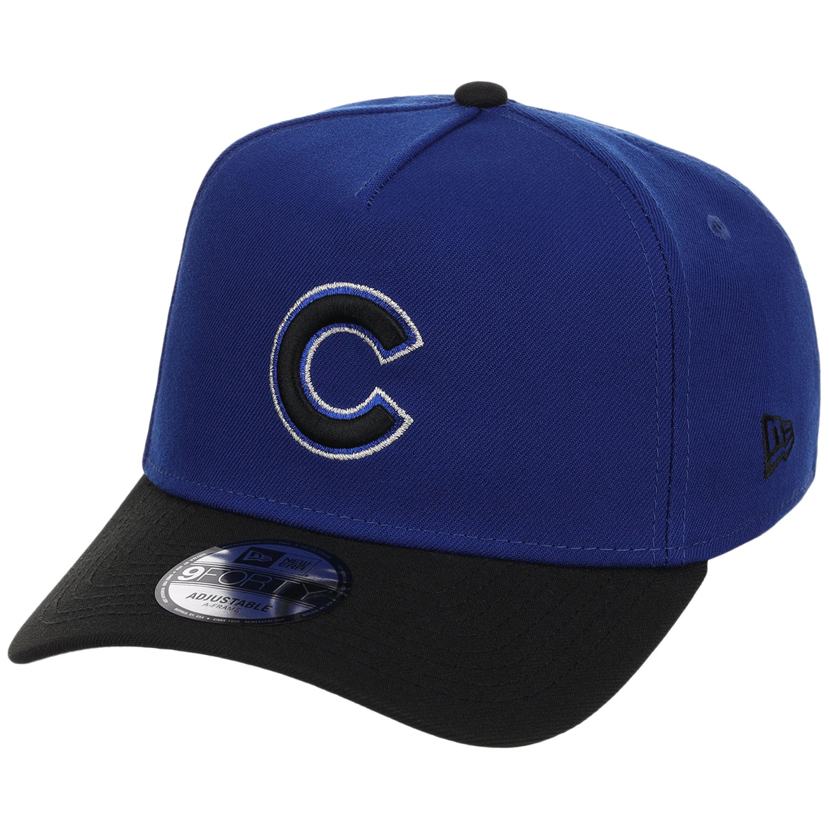 Chicago Cubs MLB Royal x Black FASHION CORE New Era 9FORTY A-Frame