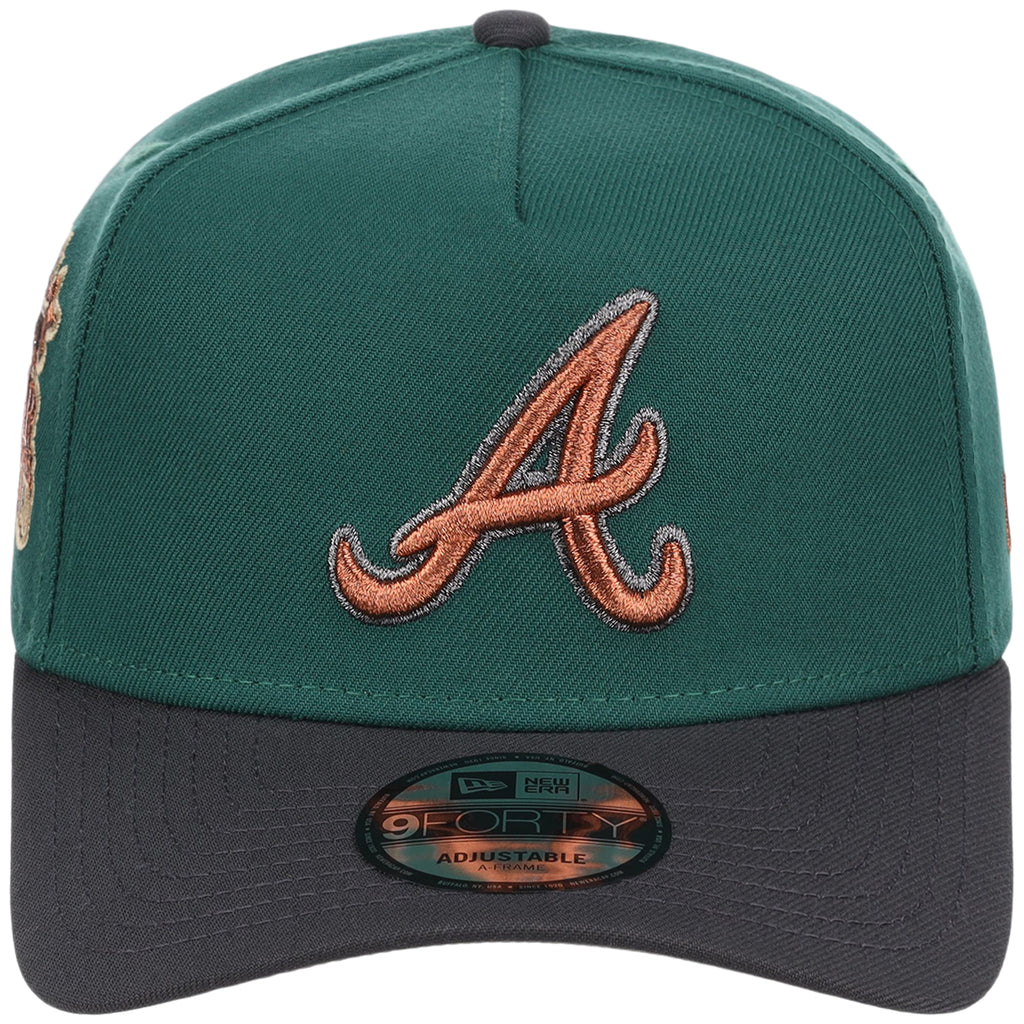 Atlanta Braves MLB Emerald Graphite New Era 9FORTY