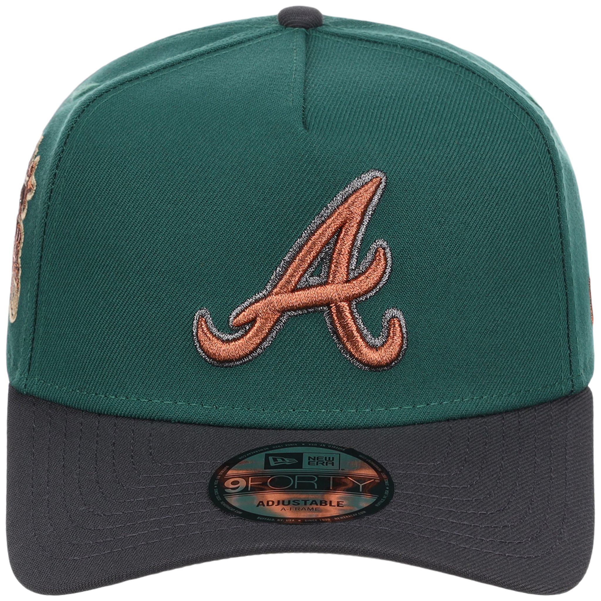 Atlanta Braves MLB Emerald Graphite New Era 9FORTY