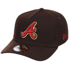 Atlanta Braves MLB Burnt Wood FASHION CORE New Era 9FORTY A-Frame