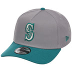 Seattle Mariners MLB Gray OTC FASHION CORE New Era 9FORTY A-Frame