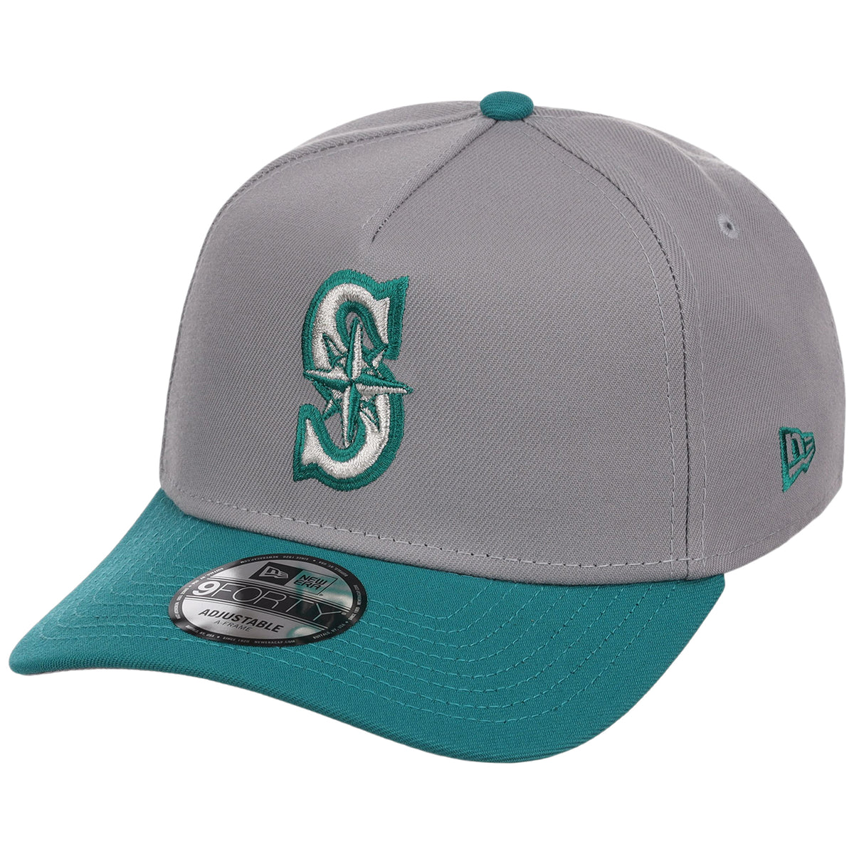 Seattle Mariners MLB Gray OTC FASHION CORE New Era 9FORTY A-Frame