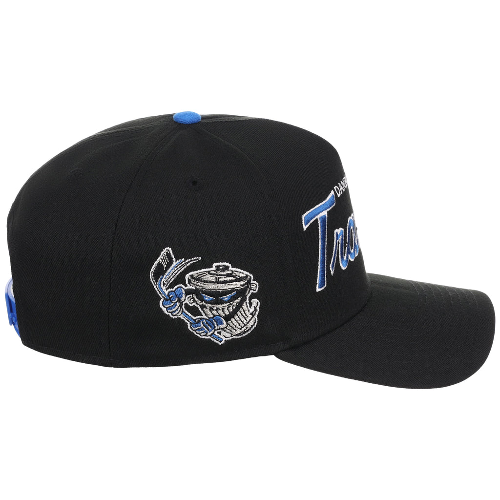 Danbury Trashers Retro Script A-Frame (Black) - The Danbury Trashers Collection