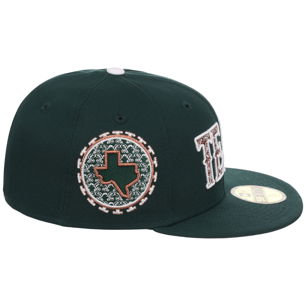 Texas Rangers Dallas Crown the City New Era 59FIFTY (Dark Green/Dark Green) – 3