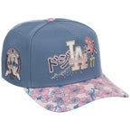 Los Angeles Dodgers Pacific Canvas New Era 9FORTY (Indigo/Floral)