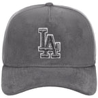 Los Angeles Dodgers MLB Gray x Suede FASHION CORE New Era 9FORTY A-Frame