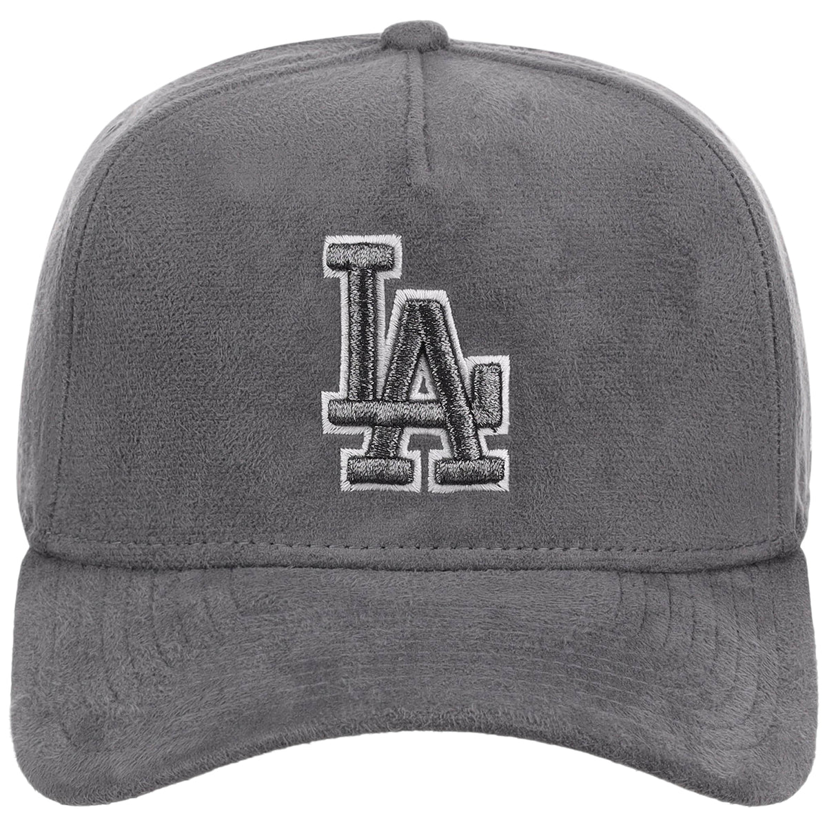 Los Angeles Dodgers MLB Gray x Suede FASHION CORE New Era 9FORTY A-Frame