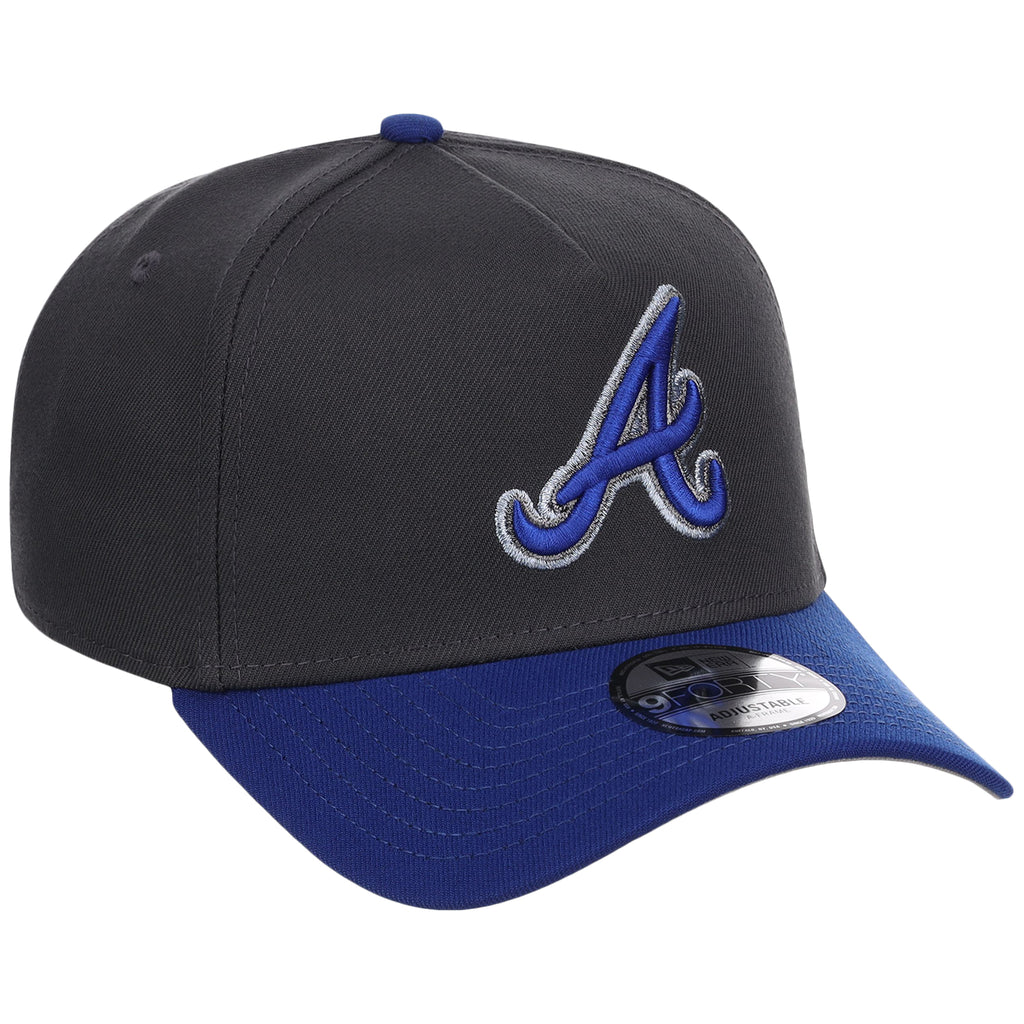 Atlanta Braves MLB Graphite x Royal FASHION CORE New Era 9FORTY A-Frame