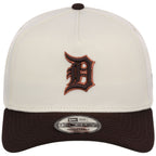 Detroit Tigers MLB Chrome x Burnt Wood FASHION CORE New Era 9FORTY A-Frame