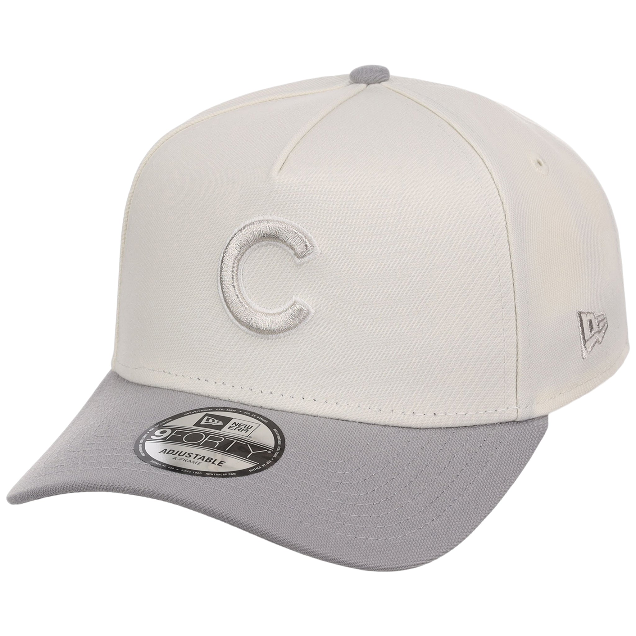 Chicago Cubs MLB Chrome x Gray FASHION CORE New Era 9FORTY A-Frame