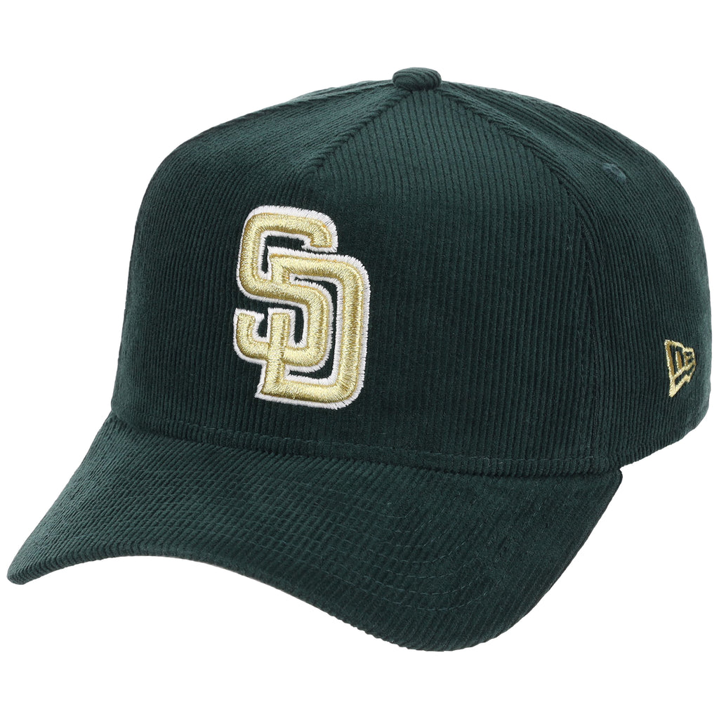 San Diego Padres MLB Dark Green Cord FASHION CORE New Era 9FORTY A-Frame
