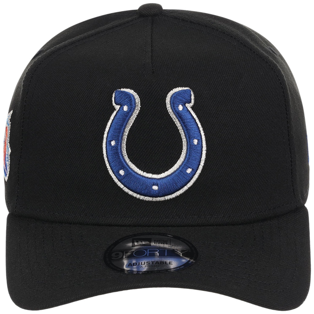 Indianapolis Colts NFL Black Dome New Era 9FORTY A-Frame