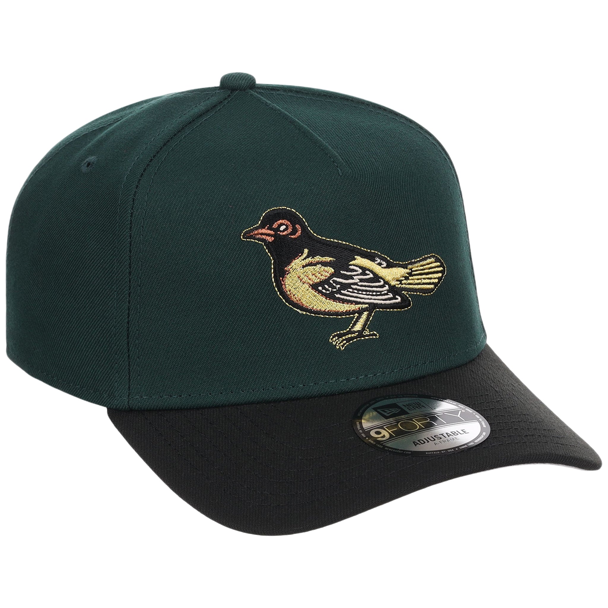 Baltimore Orioles MLB Dark Green x Black FASHION CORE New Era 9FORTY A-Frame