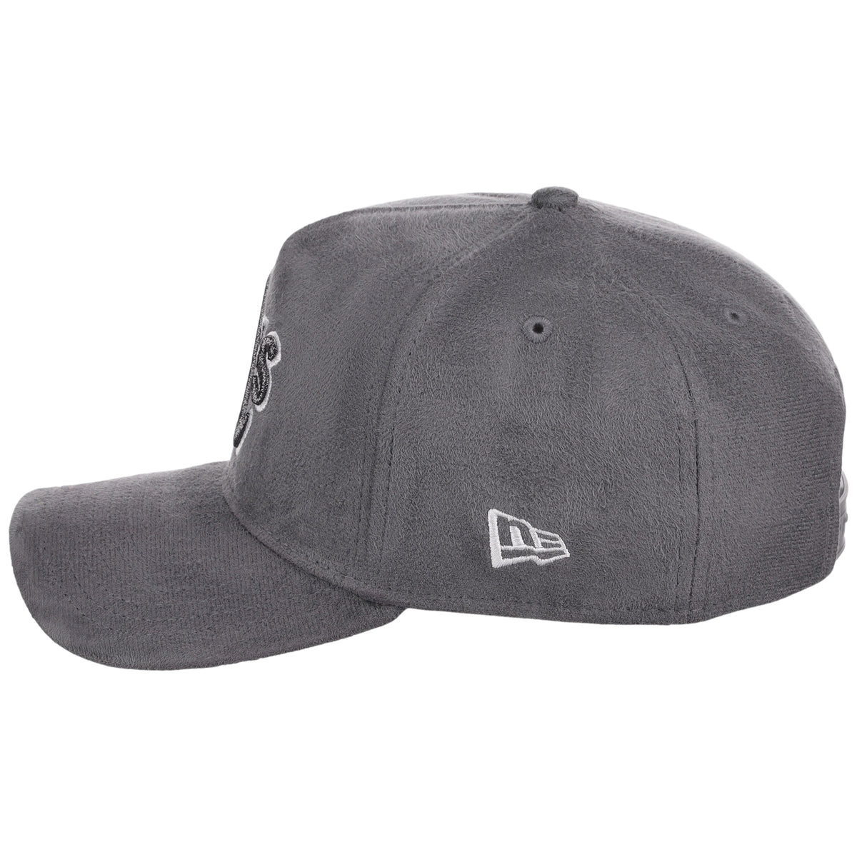 Oakland Athletics MLB Gray x Suede FASHION CORE New Era 9FORTY A-Frame