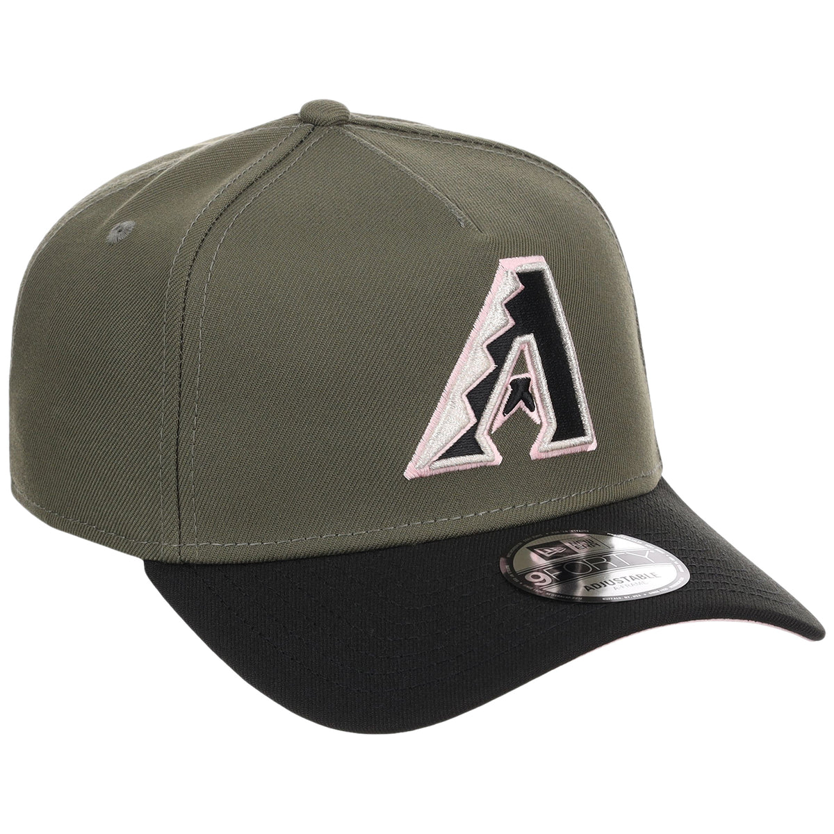 Arizona Diamondbacks MLB Olive x Black & Pink FASHION CORE New Era 9FORTY A-Frame
