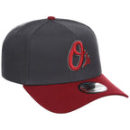 Baltimore Orioles MLB Graphite x Cardinal FASHION CORE New Era 9FORTY A-Frame