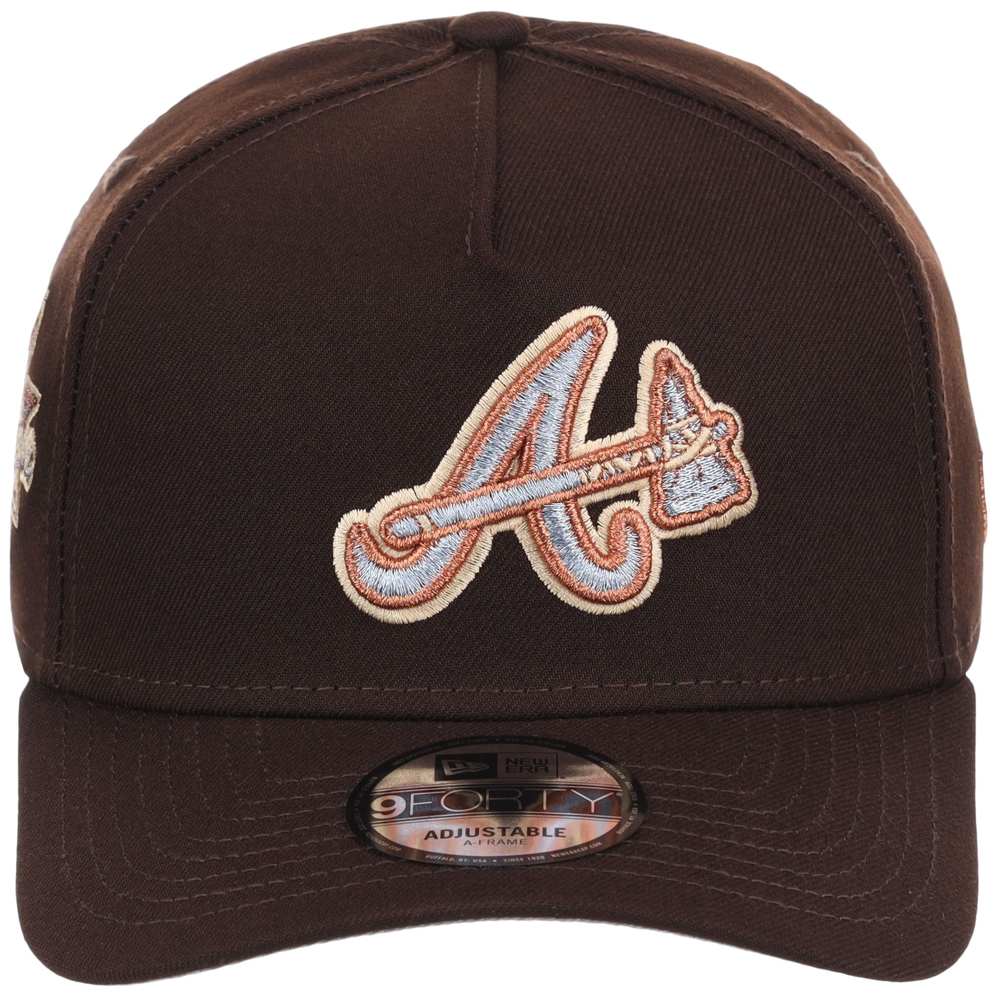 Atlanta Braves MLB Frosted Bark New Era 9FORTY A-Frame