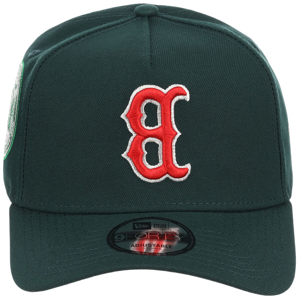 Boston Red Sox MLB Flipmode 2.0 New Era 9FORTY A-Frame (Dark Green/Dark Green/Gray)