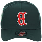 Boston Red Sox MLB Flipmode 2.0 New Era 9FORTY A-Frame (Dark Green/Dark Green/Gray)