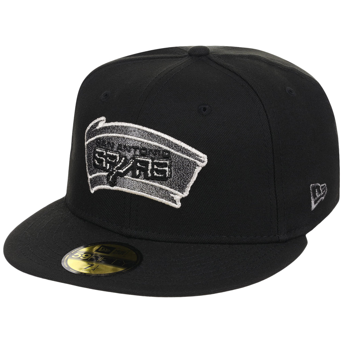 San Antonio Spurs NBA Liquid Titanium New Era 59FIFTY