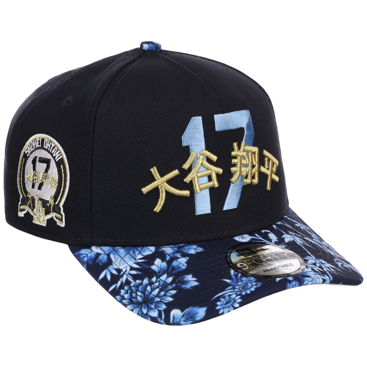 Los Angeles Dodgers Pacific Canvas New Era 9FORTY (Navy/Floral)
