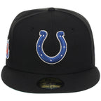 Indianapolis Colts NFL Black Dome New Era 59FIFTY