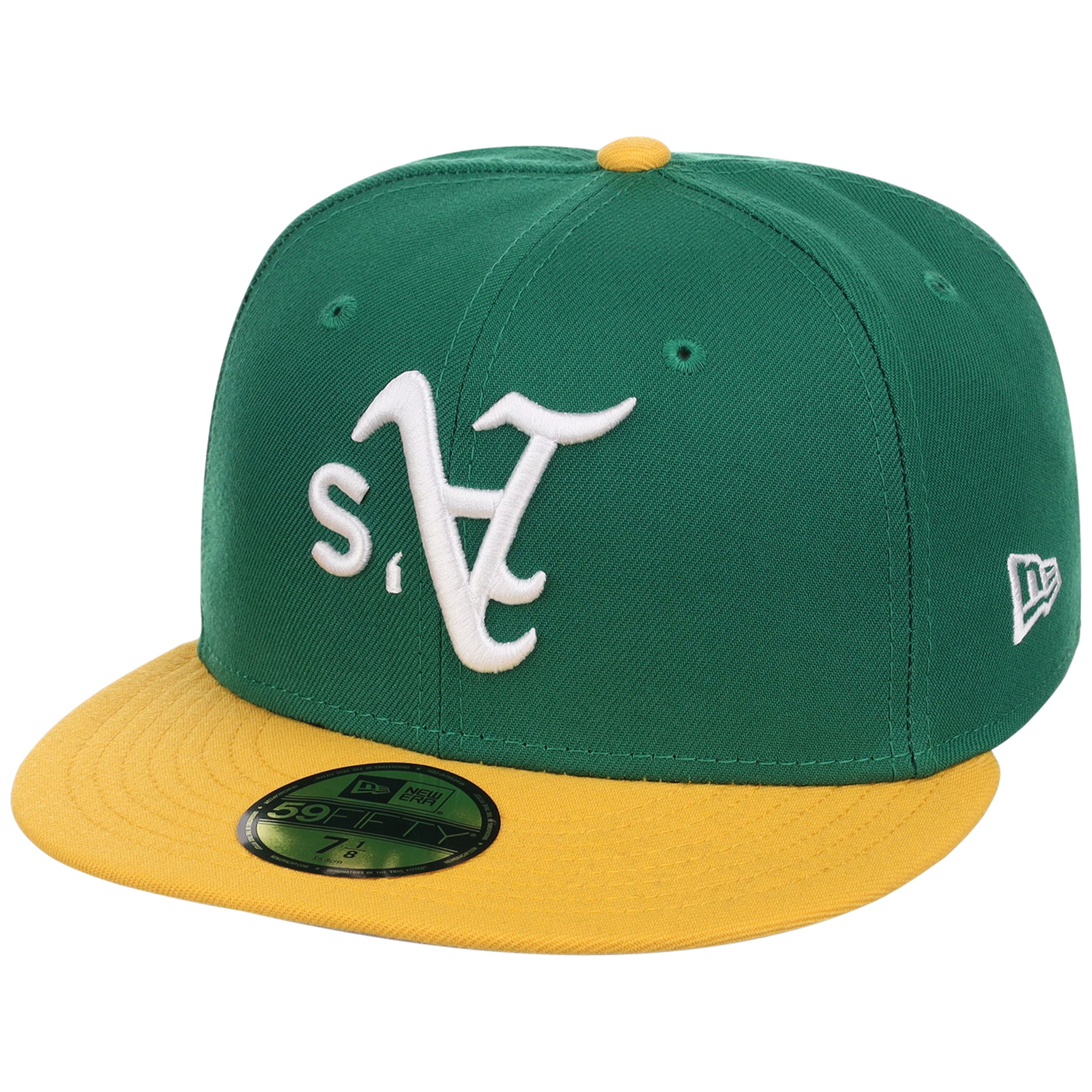 Oakland Athletics MLB Flipmode 2.0 New Era 59FIFTY (Green/Yellow/Gray)