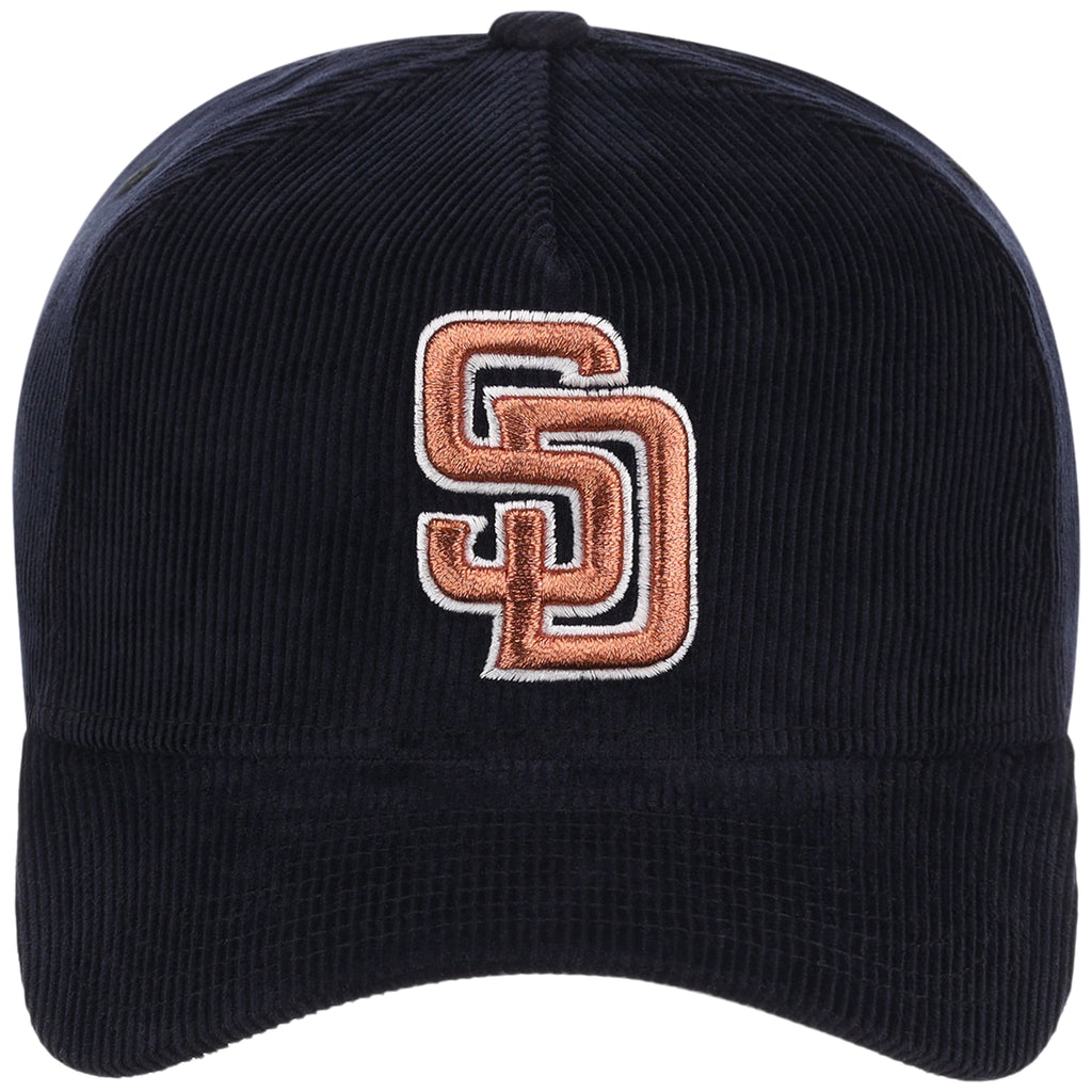 San Diego Padres MLB Navy Cord FASHION CORE New Era 9FORTY A-Frame