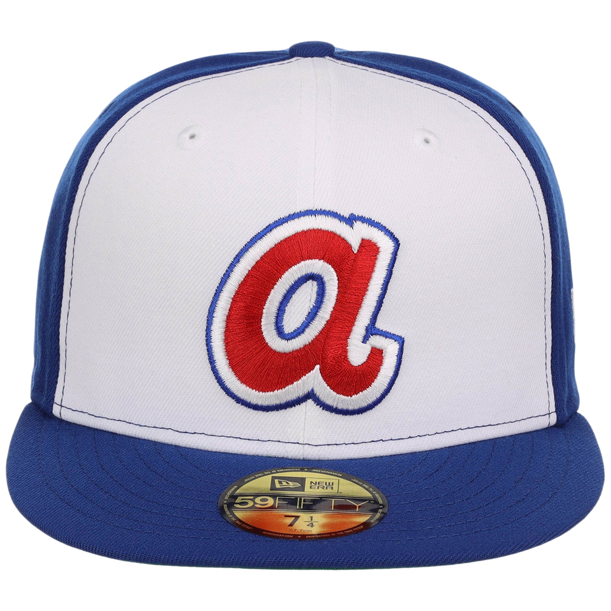Atlanta Braves MLB Cooperstown Authentic Collection New Era 59FIFTY (White/Royal)