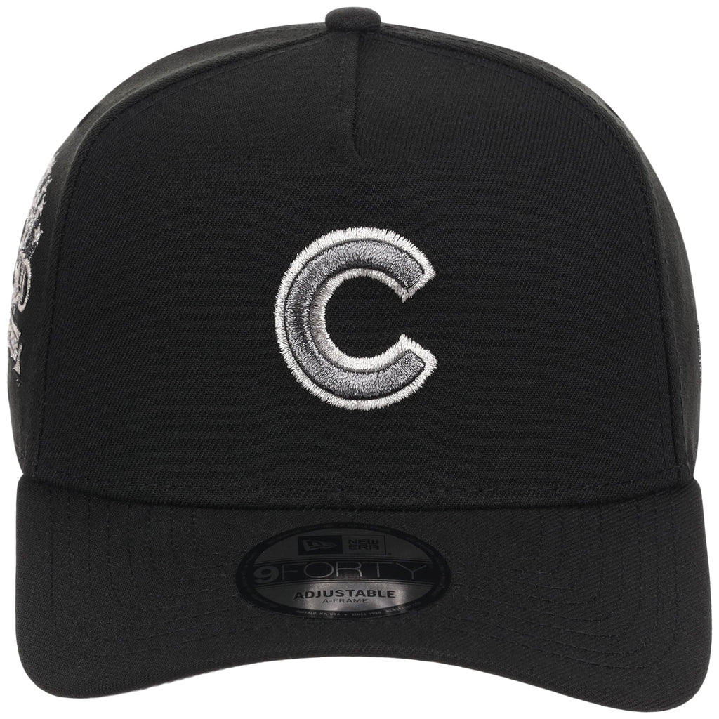 Chicago Cubs MLB Liquid Titanium New Era 9FORTY A-Frame