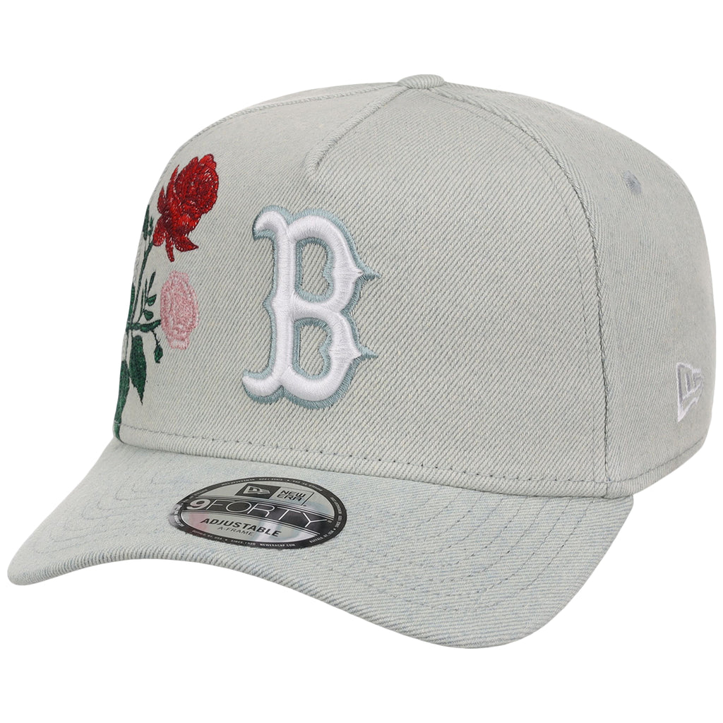 Boston Red Sox MLB Denim Flower New Era 9FORTY