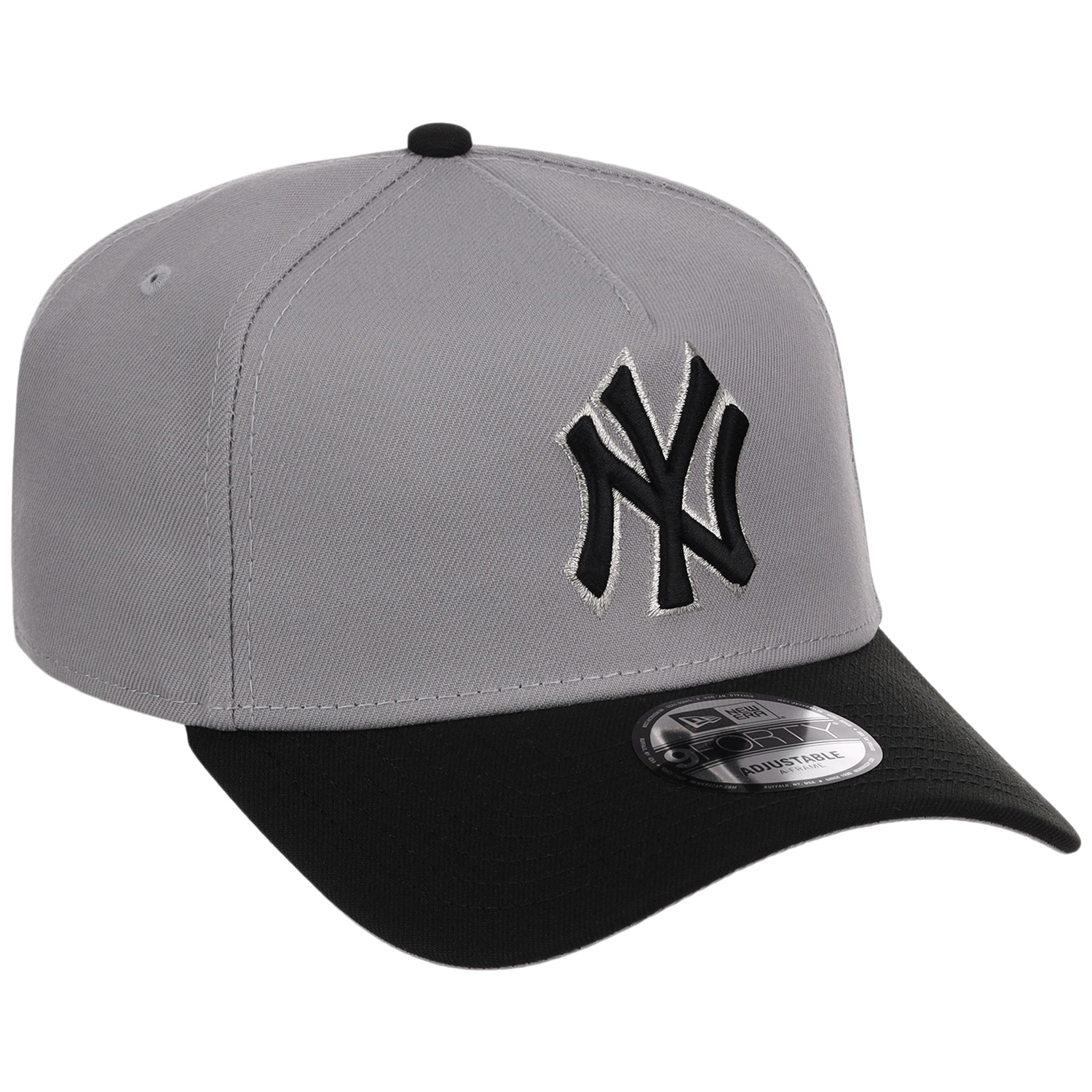 New York Yankees MLB Gray x Black FASHION CORE New Era 9FORTY A-Frame