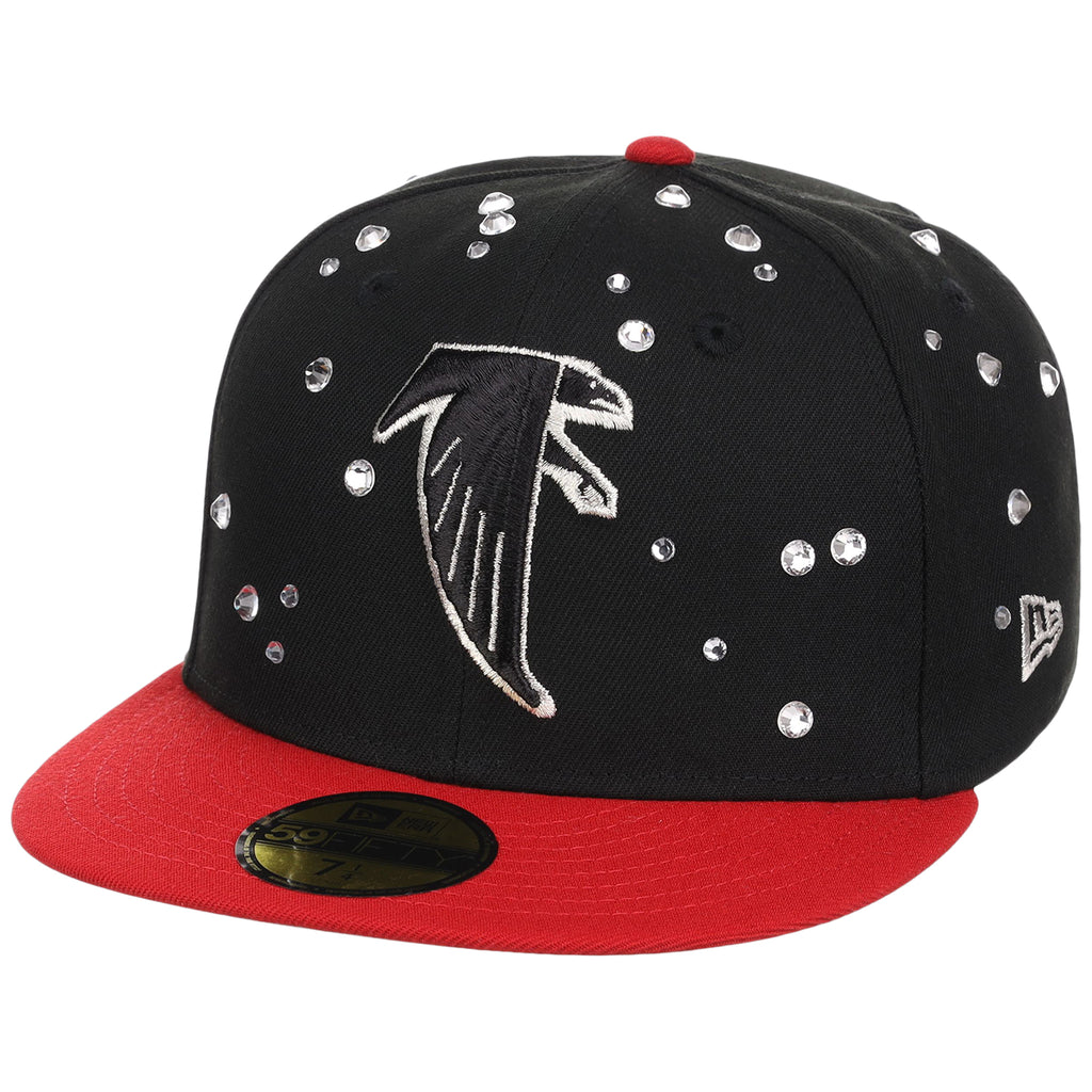 Atlanta Falcons Quavo Georgia Pack Collection - New Era 59FIFTY "Iced Out" (Black/Red)