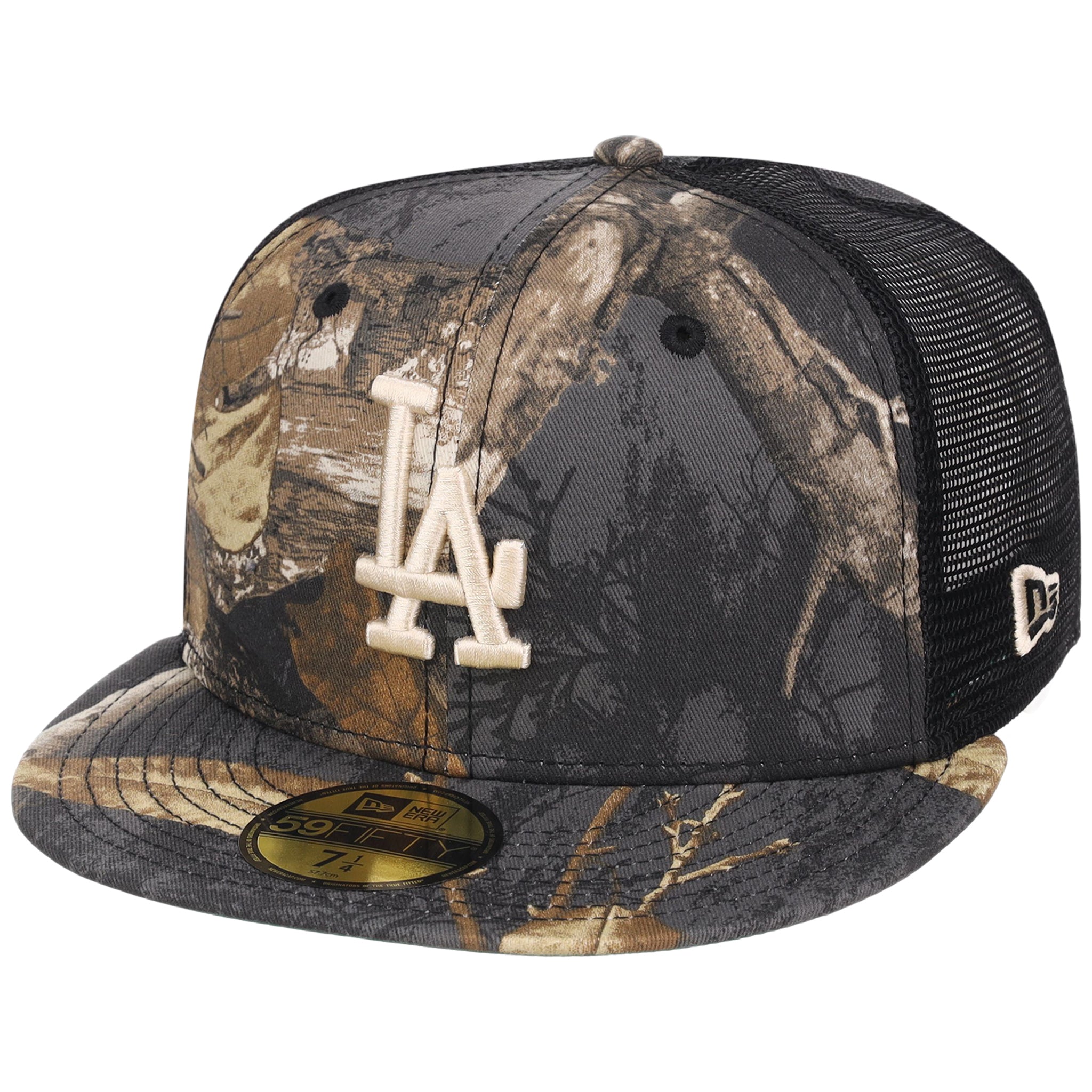 Los Angeles Dodgers MLB Black Realtree Trucker New Era 59FIFTY