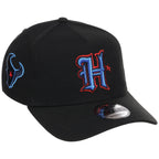 Houston Texans NFL Black Dome New Era 9FORTY A-Frame