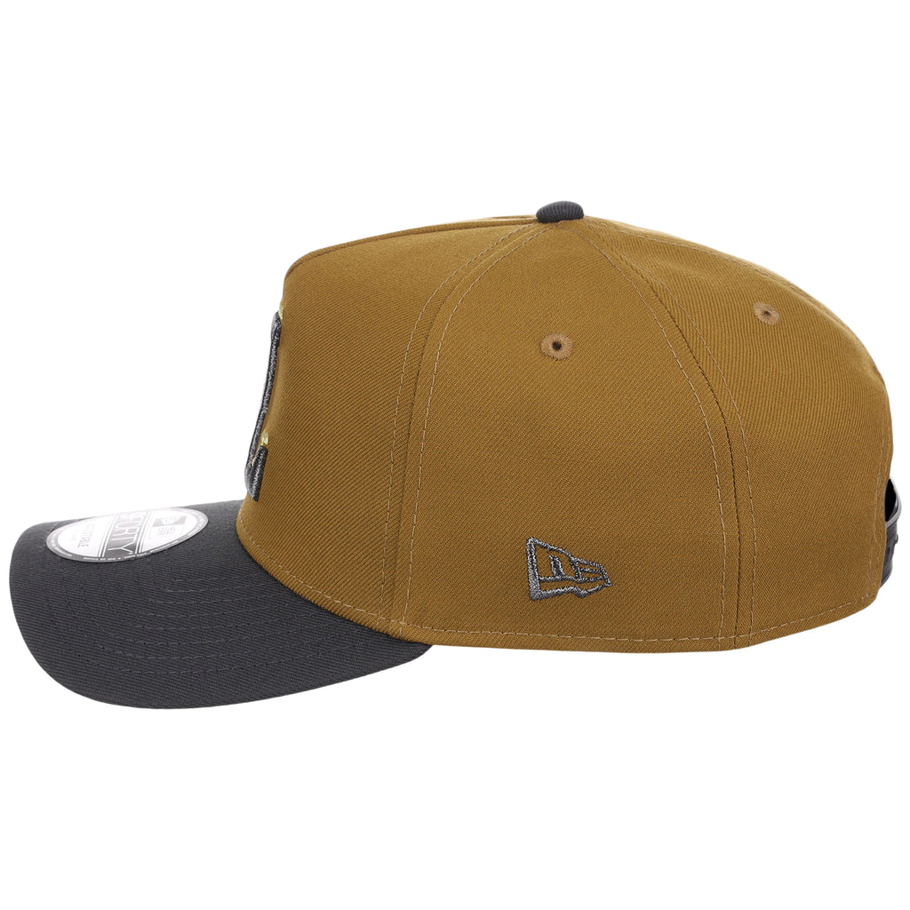 Texas Rangers MLB Flipmode 2.0 New Era 9FORTY A-Frame (Gold/Graphite/Kelly Green)