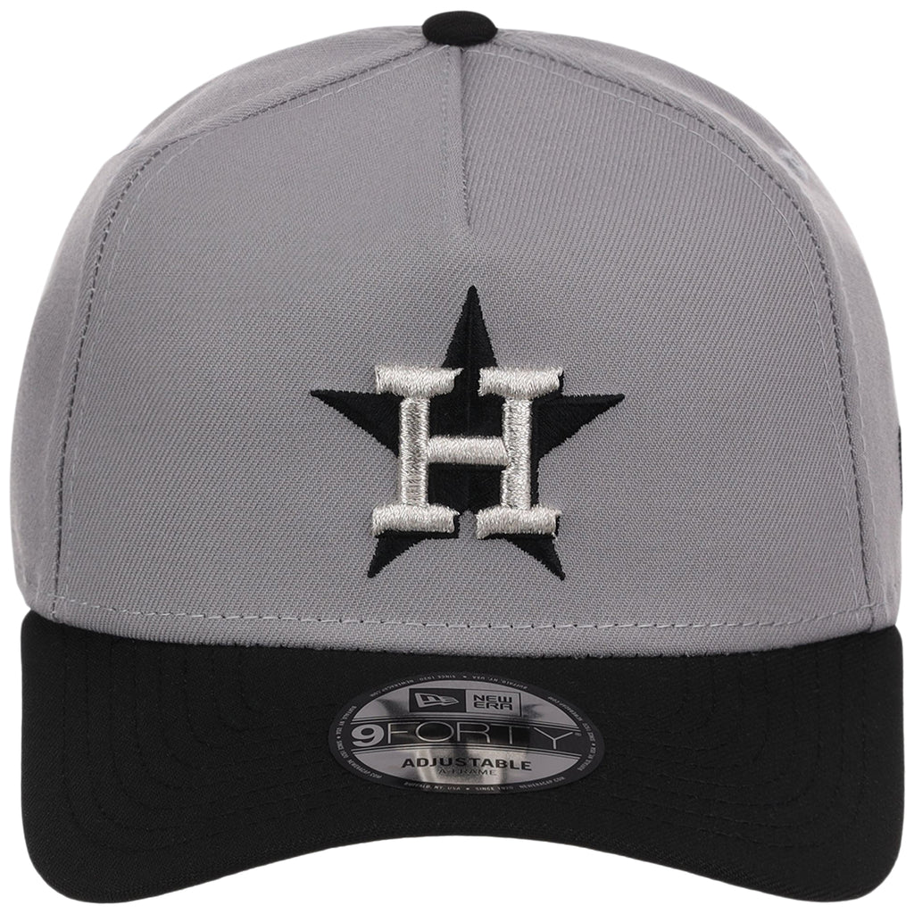Houston Astros MLB Gray x Black FASHION CORE New Era 9FORTY A-Frame