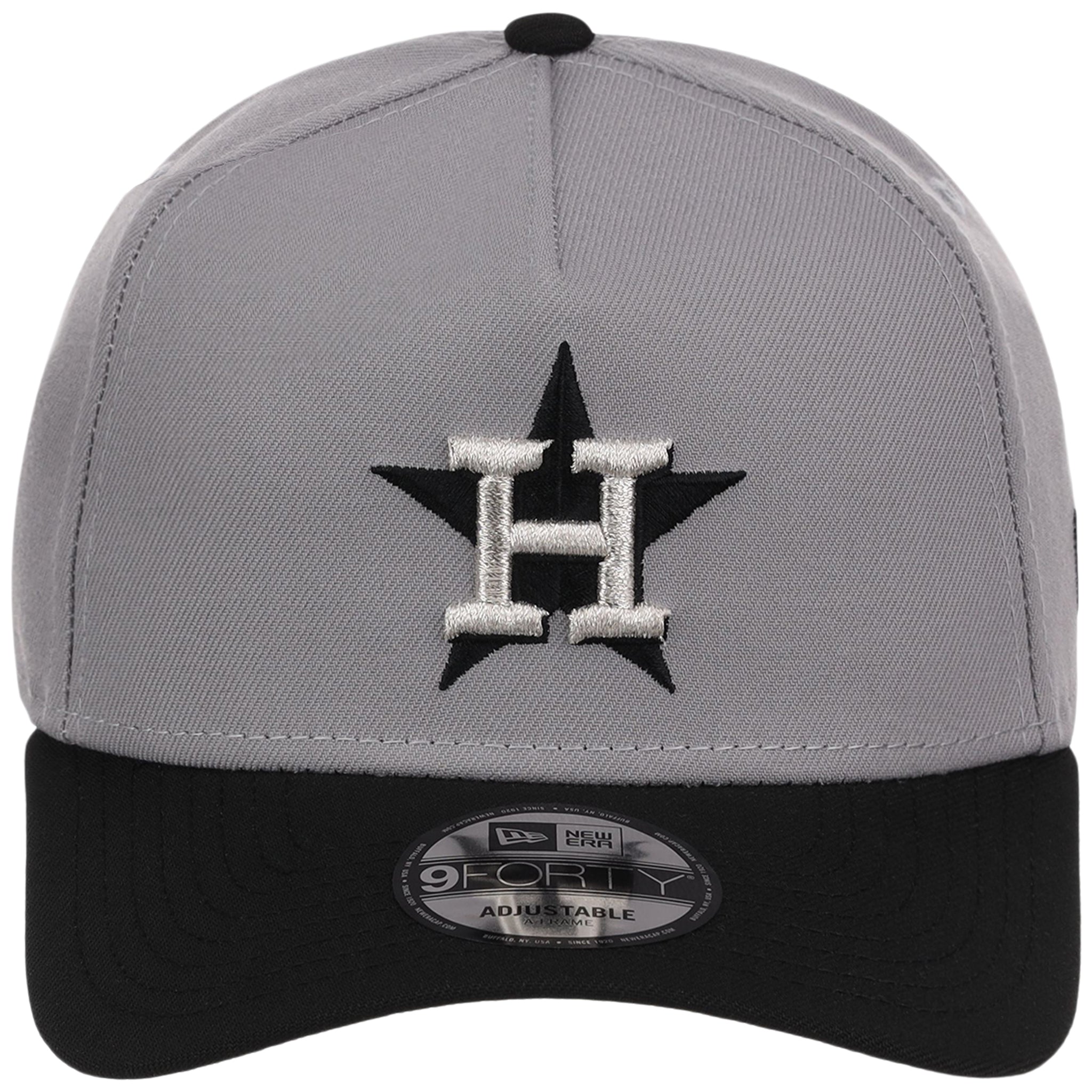 Houston Astros MLB Gray x Black FASHION CORE New Era 9FORTY A-Frame