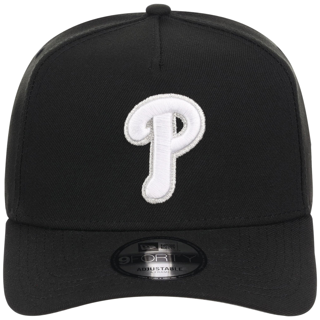 Philadelphia Phillies MLB Black x White FASHION CORE New Era 9FORTY A-Frame