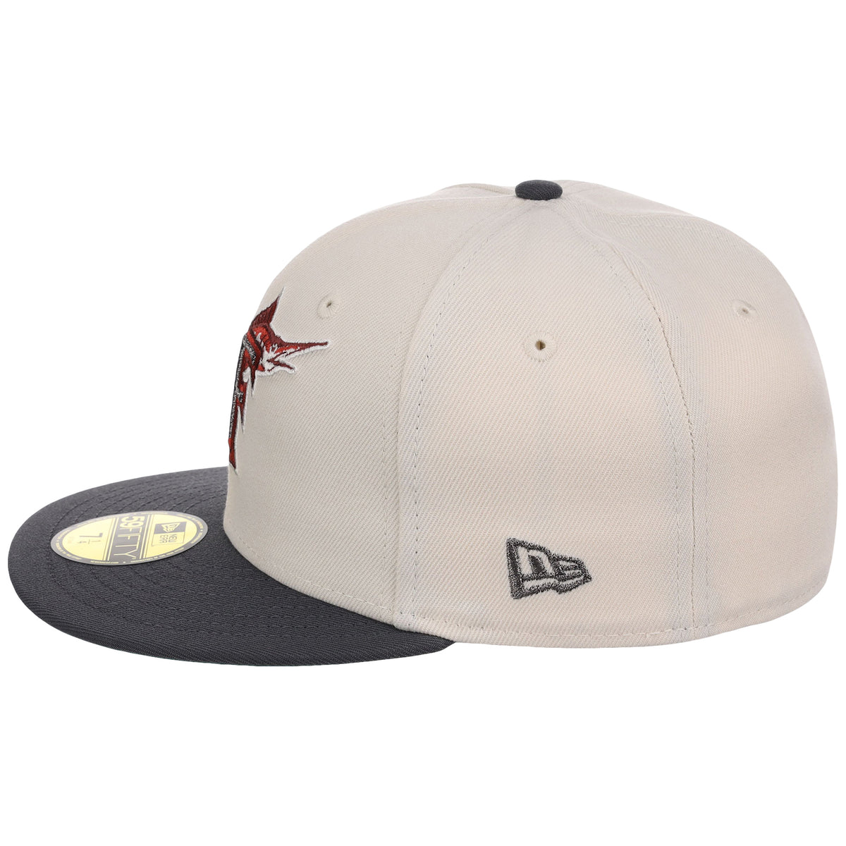 Florida Marlins MLB Cream x Graphite New Era 59FIFTY – 6