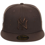 New York Yankees Michael Rainey Jr. x New York Yankees “With Love” New Era Collection - Brown Stone New Era 59FIFTY